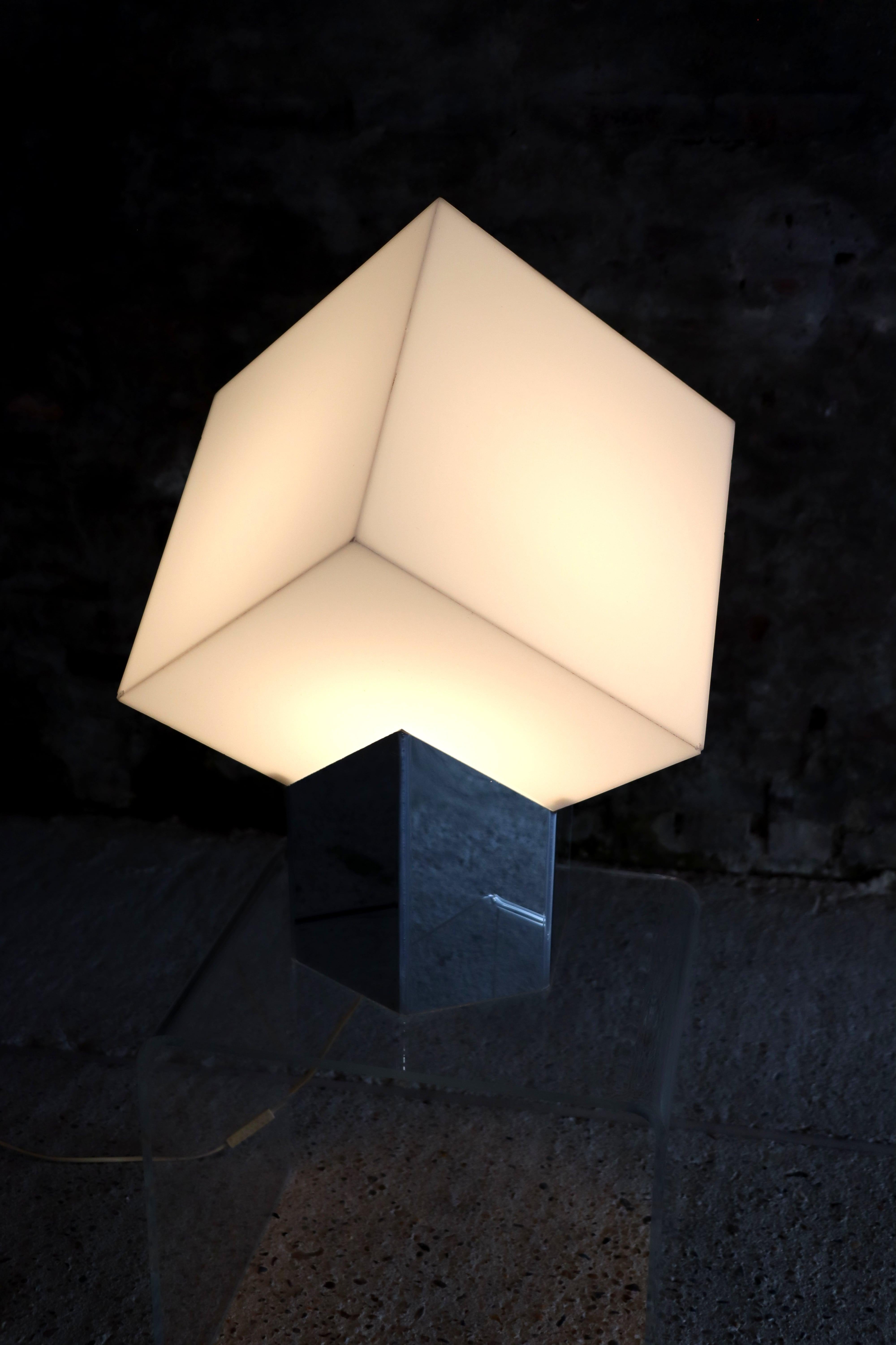 Raak – Cube Light – Paul Driessen – Dutch – 1970s For Sale 2
