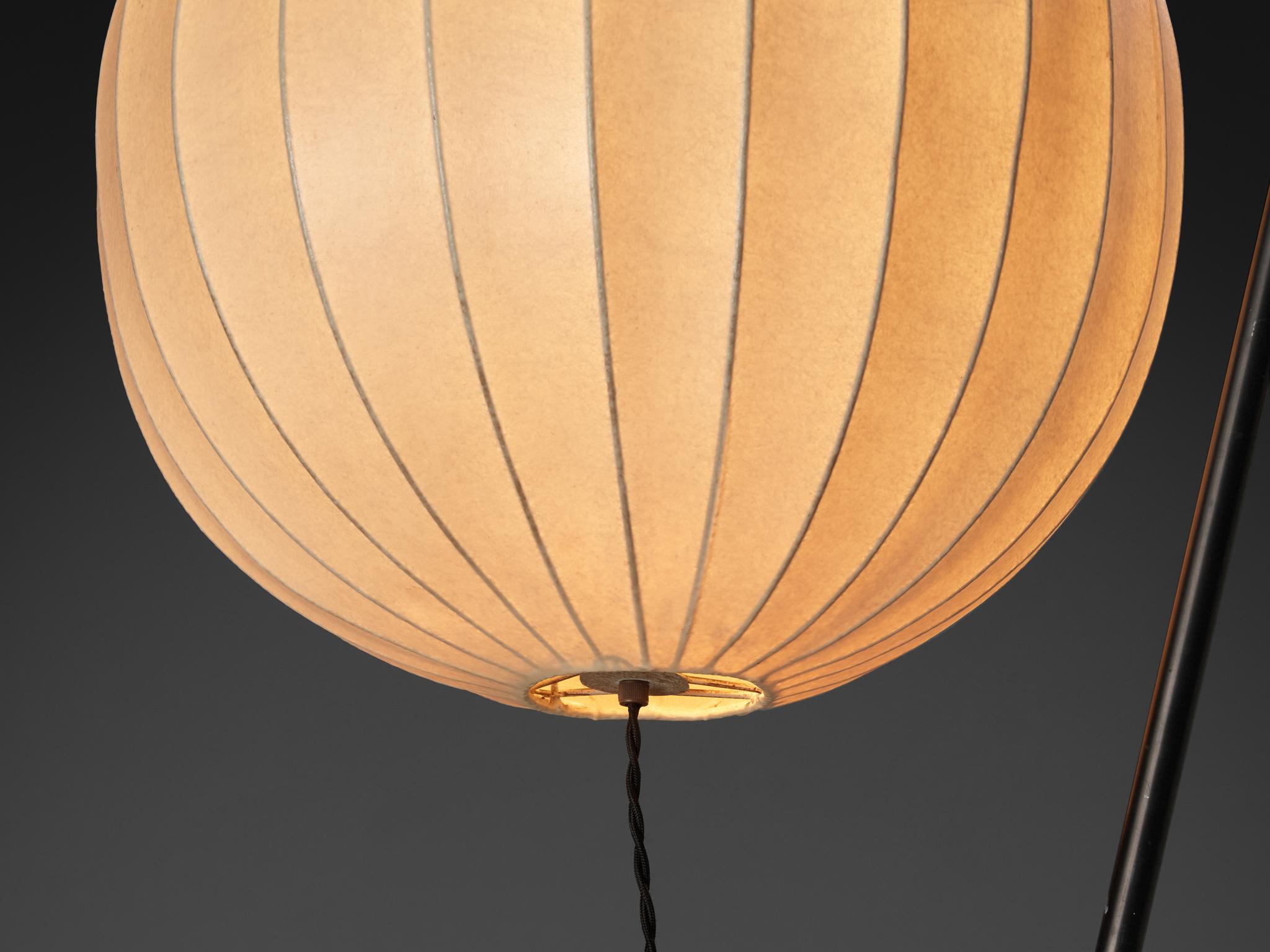 RAAK Floor Lamp with Fiberglass Cocoon Shade  For Sale 1