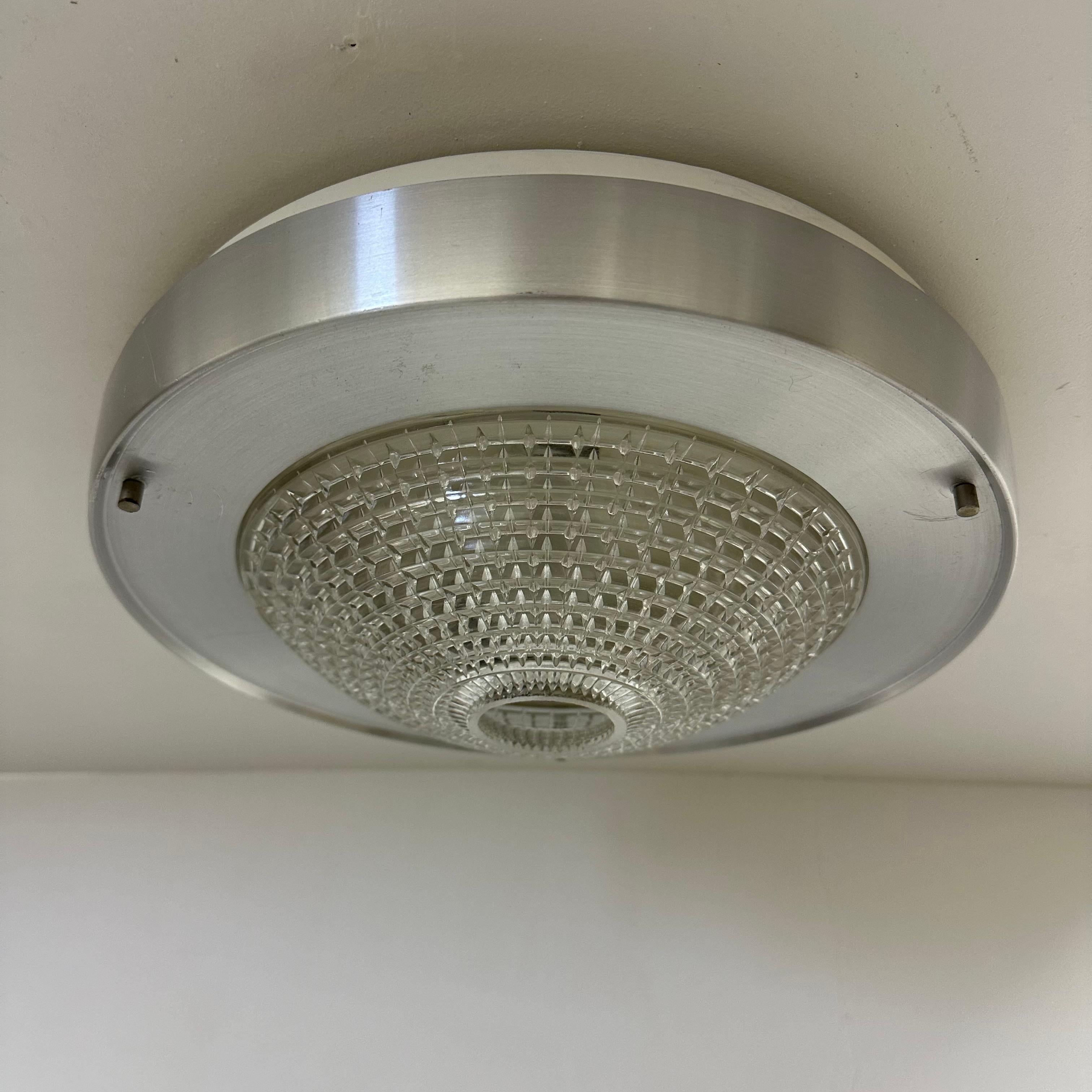 Raak Flush mount ceiling lamp B-1043 , 1970s Ufo space age 9