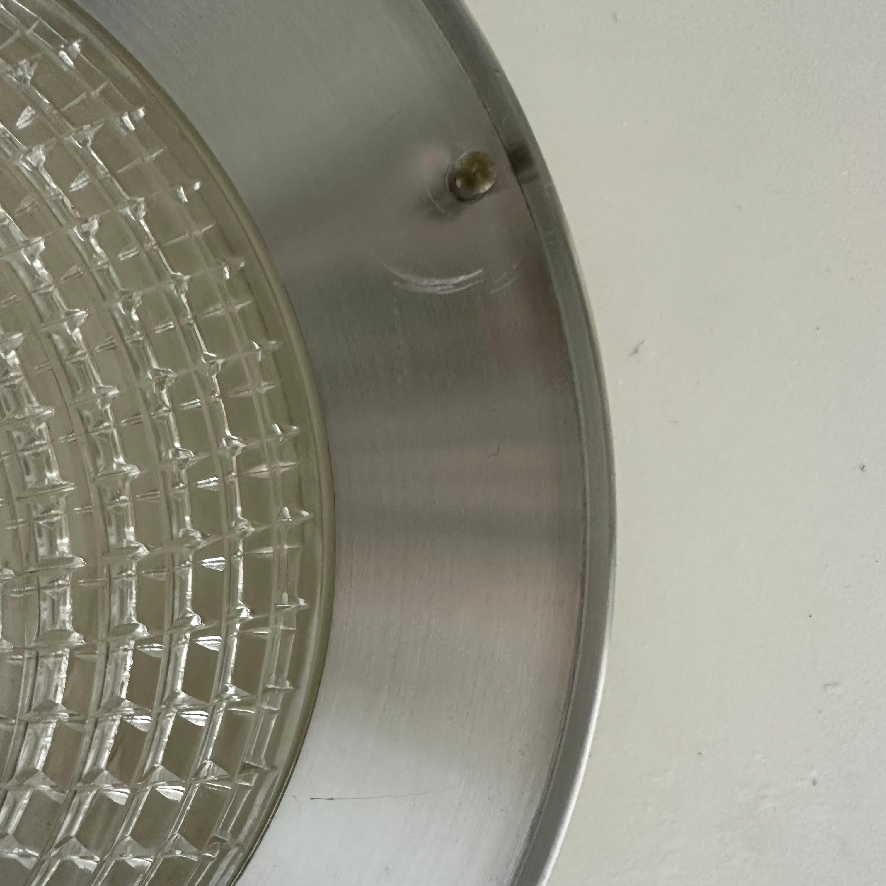 Raak Flush mount ceiling lamp B-1043 , 1970s Ufo space age 13