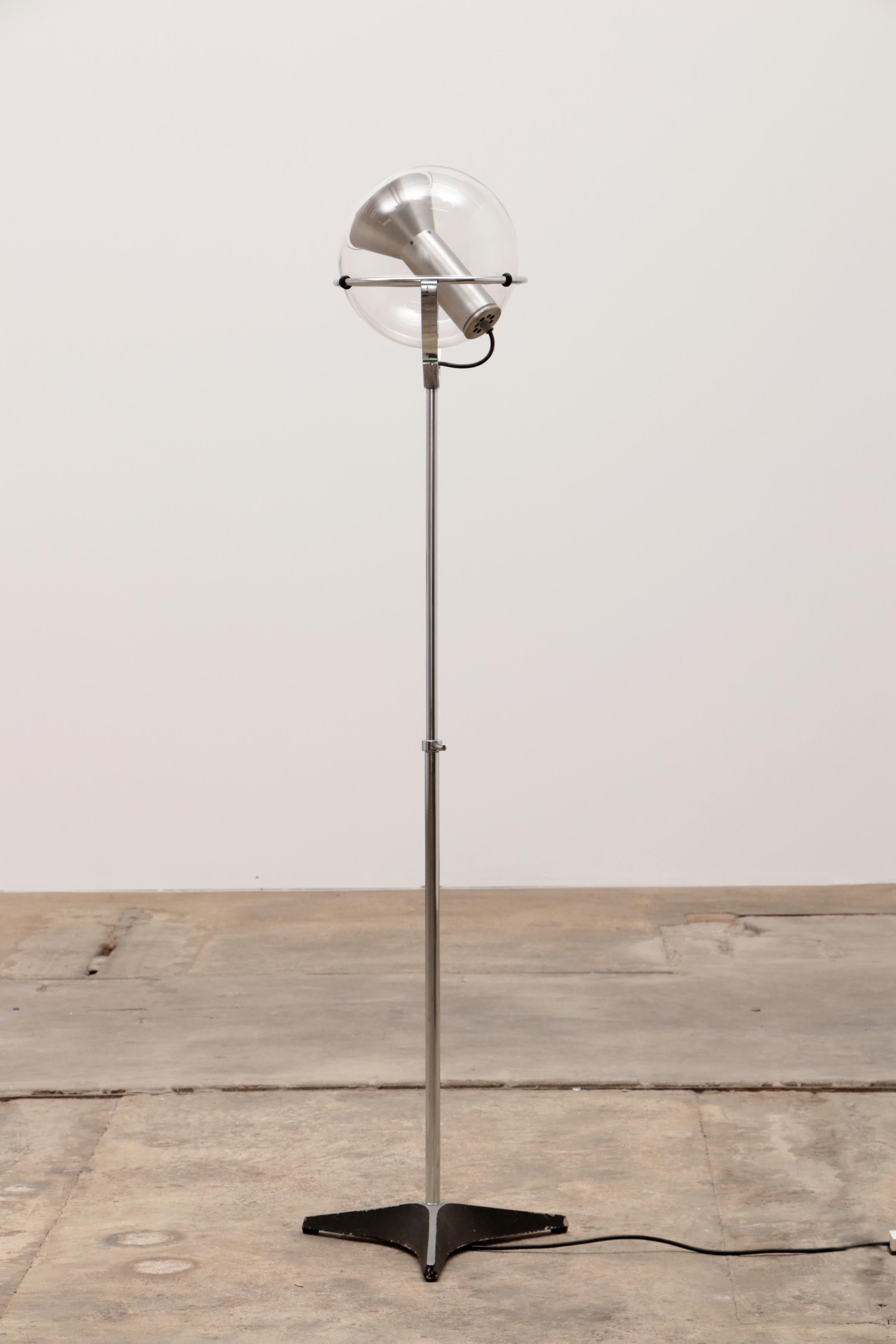 Dutch RAAK Globe Floor Lamp by Frank Ligtelijn, 1960s
