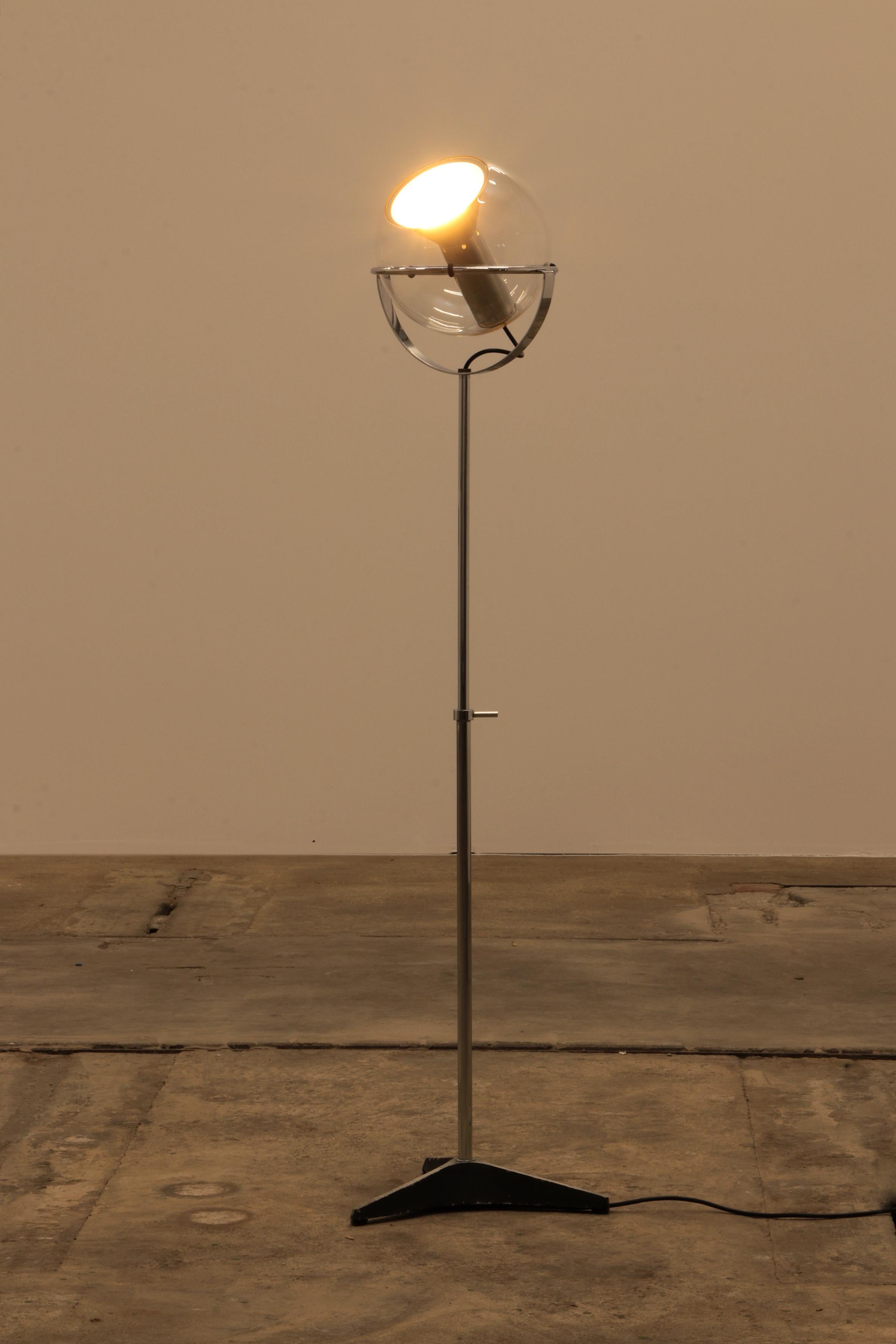 RAAK Globe Floor Lamp by Frank Ligtelijn, 1960s For Sale 2