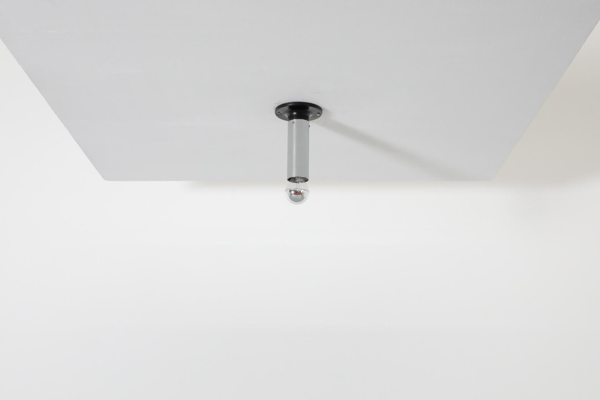 Dutch Raak Medium Maxibule Chrome Flush Mount Ceiling Lights For Sale