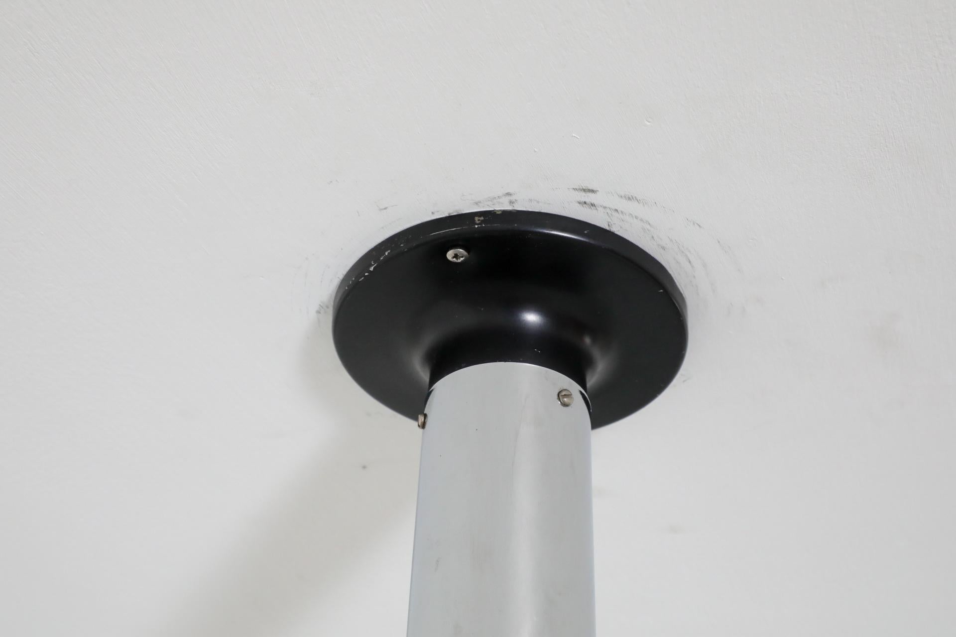 20th Century Raak Medium Maxibule Chrome Flush Mount Ceiling Lights For Sale