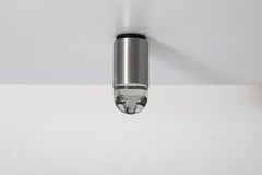 RAAK P-1414.00 Plafón de Aluminio "Monóculo" con Tapa de Cristal de Roca Maciza