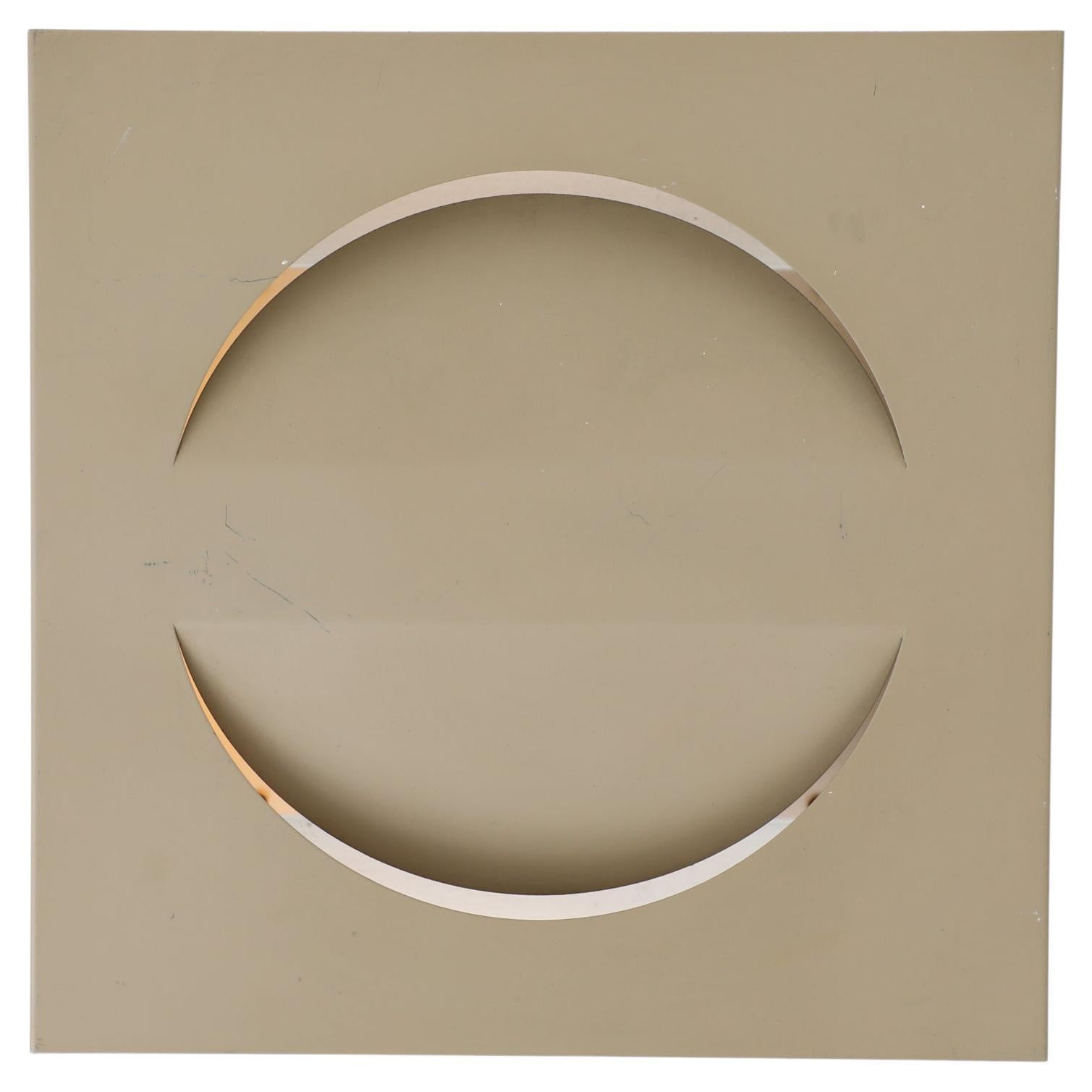 RAAK "Signaal" Beige Enameled Metal Wall Sconce