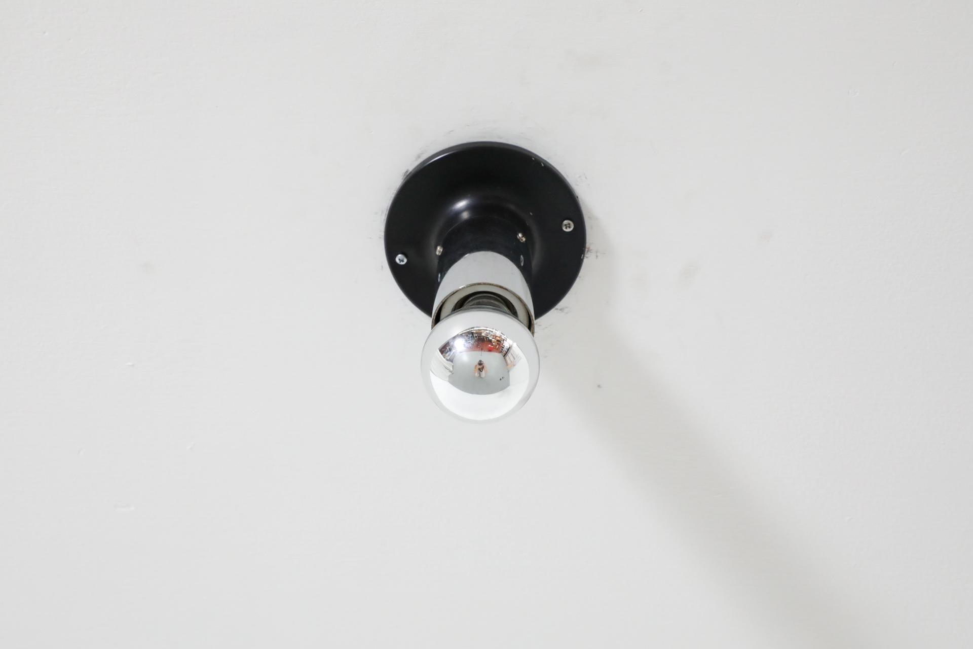 Raak Small Maxibule Chrome Flush Mount Ceiling Lights For Sale 4