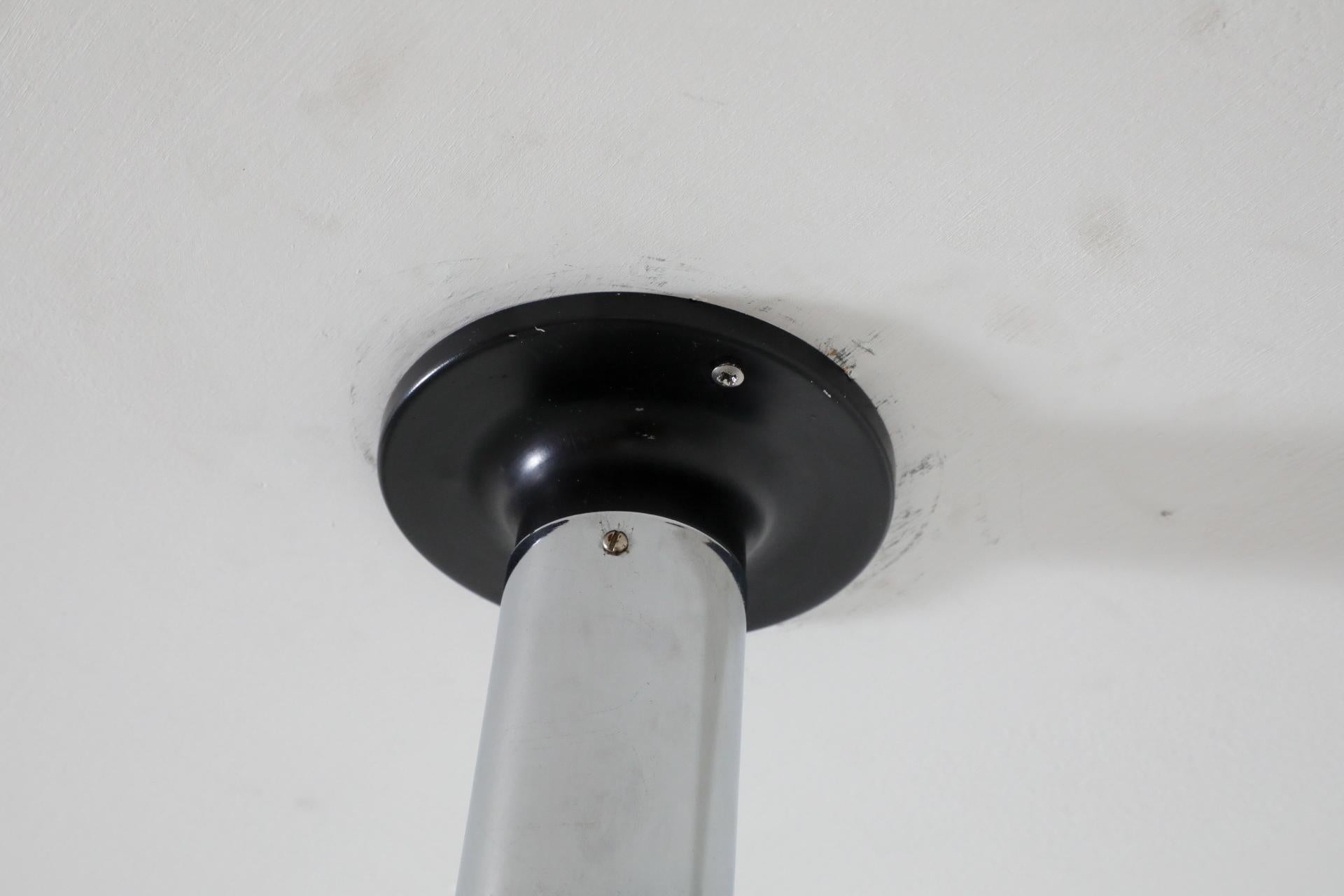 Raak Small Maxibule Chrome Flush Mount Ceiling Lights In Good Condition For Sale In Los Angeles, CA