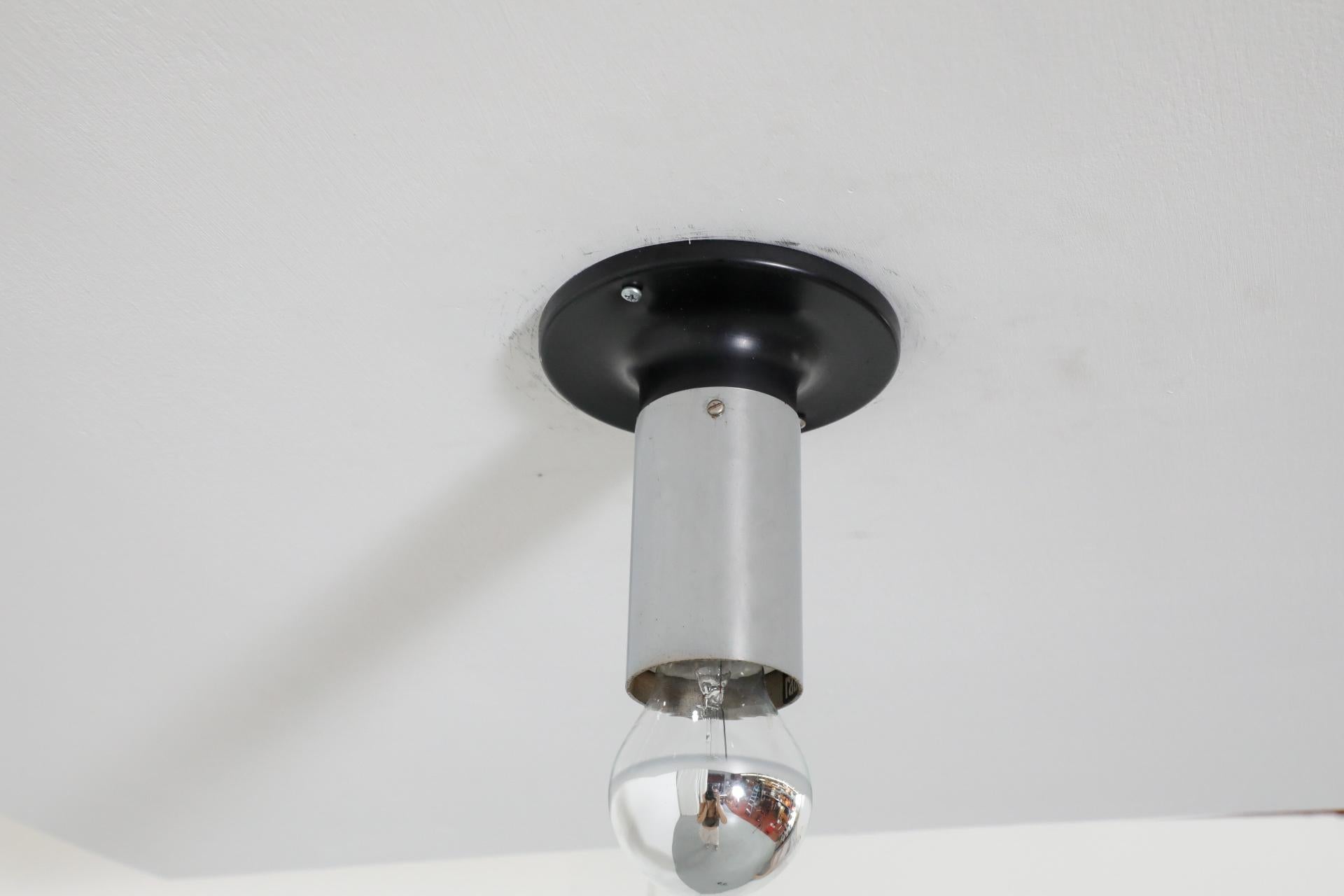 Raak Small Maxibule Chrome Flush Mount Ceiling Lights For Sale 1