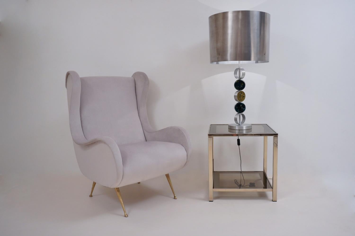 RAAK Table Lamp by Nanny Still, Aluminium, Steel & Glass, 1972, Dutch In Good Condition For Sale In London, GB