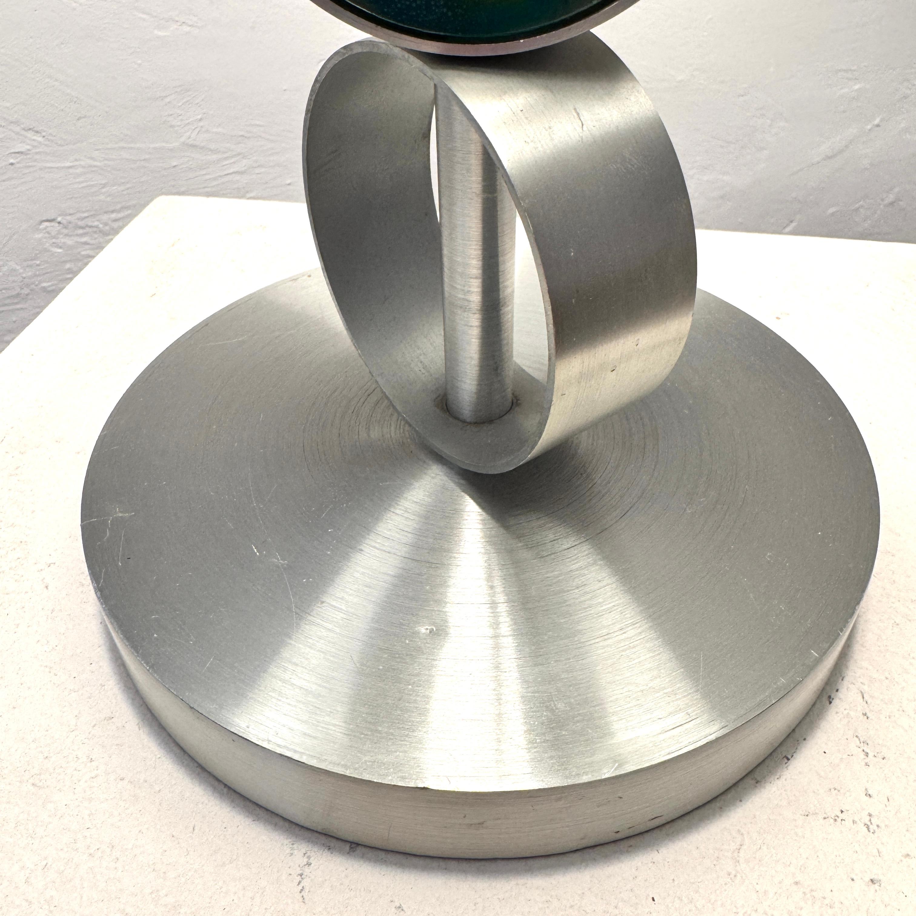 Aluminum RAAK table lamp by Nanny Still, aluminium, steel & glass, 1972, The Netherlands. For Sale