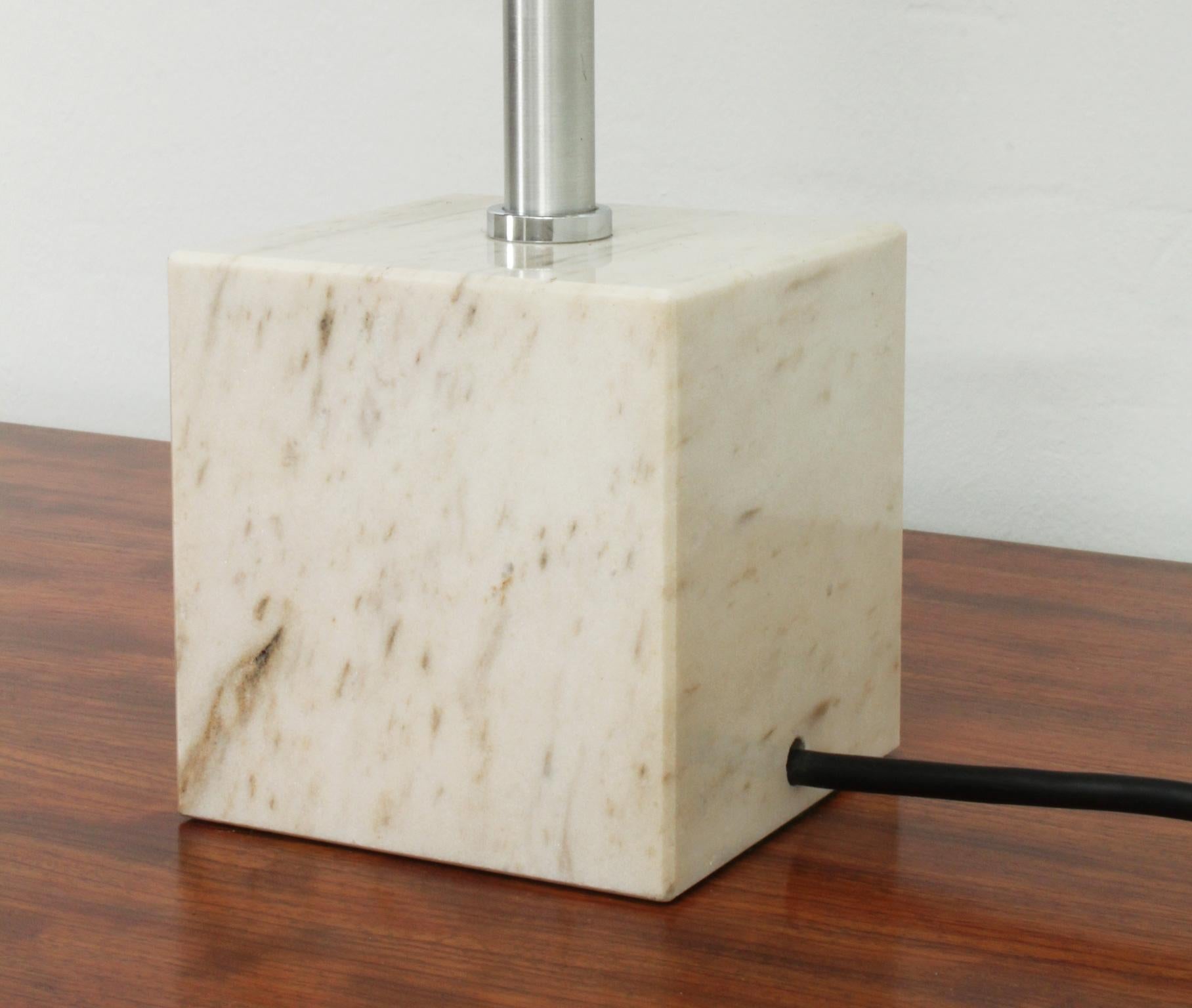 Late 20th Century Raak Table Lamp from 1970's with Marble Base For Sale