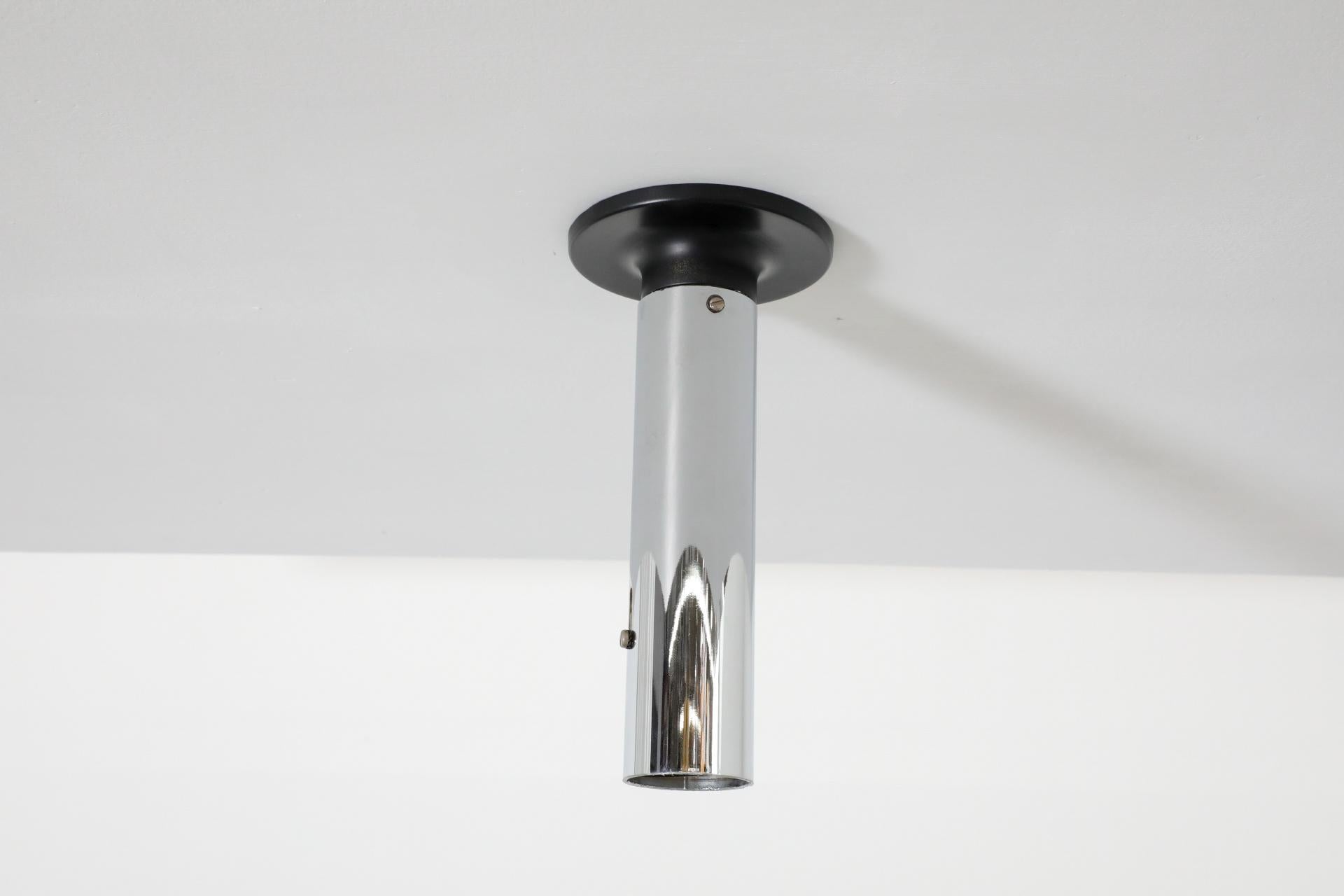 RAAK Tall Maxibule Chrome Ceiling Lights For Sale 2