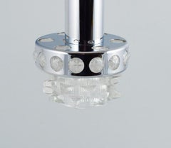 RAAK, the Netherlands, Designer Lamp in Chrome, Plastic and Clear Glass