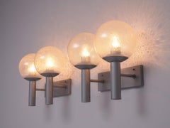 RAAK 'Vigilante' Wall Lights in Hand-Blown Glass
