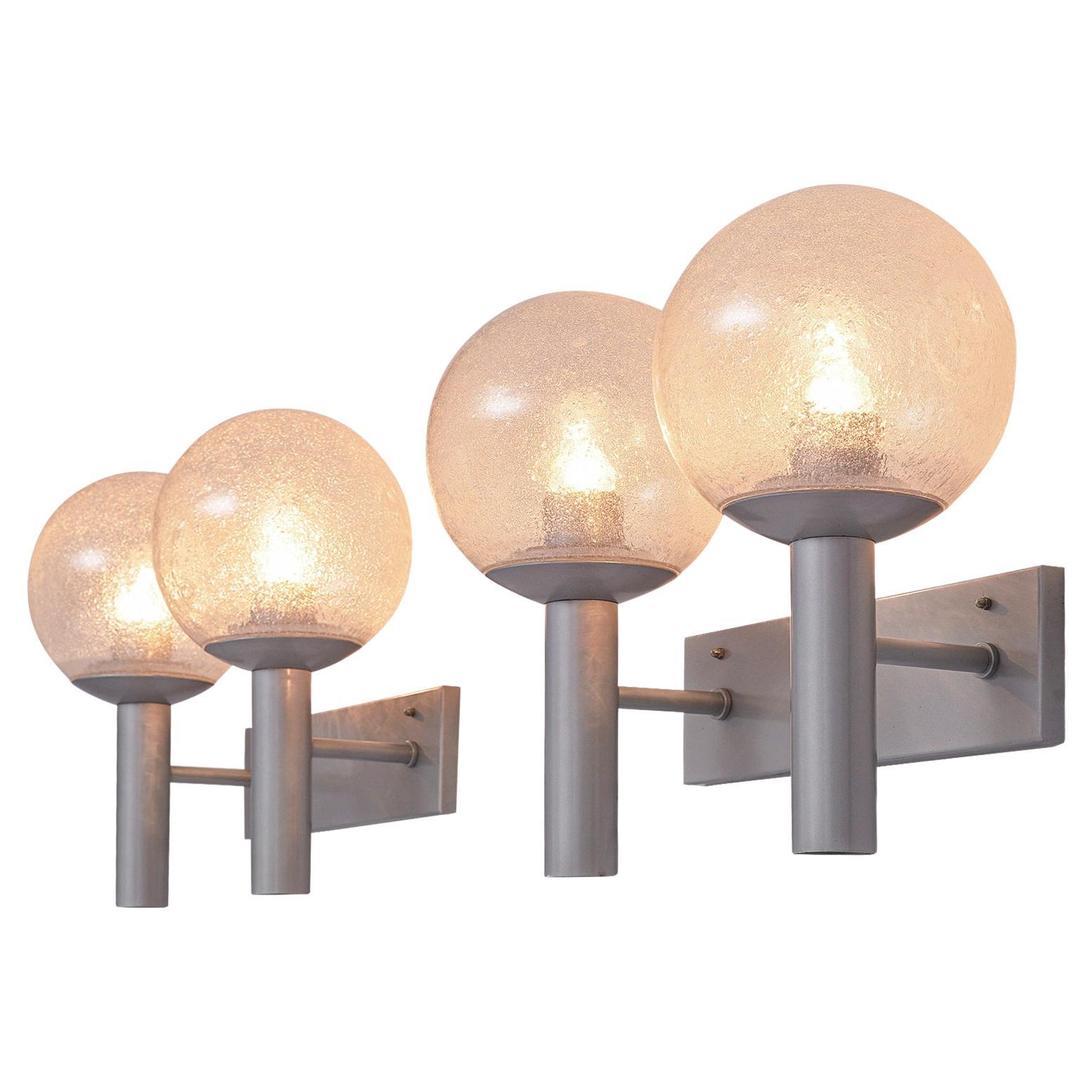 RAAK 'Vigilante' Wall Lights aus mundgeblasenem Glas