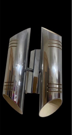 RAAK wall lighting double Tube Chrome , 1970s