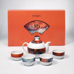 RAAQUU FX Chinese New Year Tea Set with Premium Silver Needle White Tea