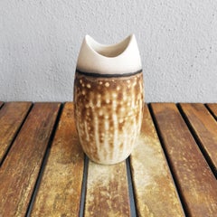 Raaquu Koi Raku Pottery Vase, Obvara, Handmade Ceramic Home Decor