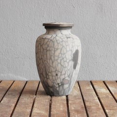 Raaquu Raku Fired Omoide Urn in 170 Cubic Inches S/N8000002 Art Series, Malaysia