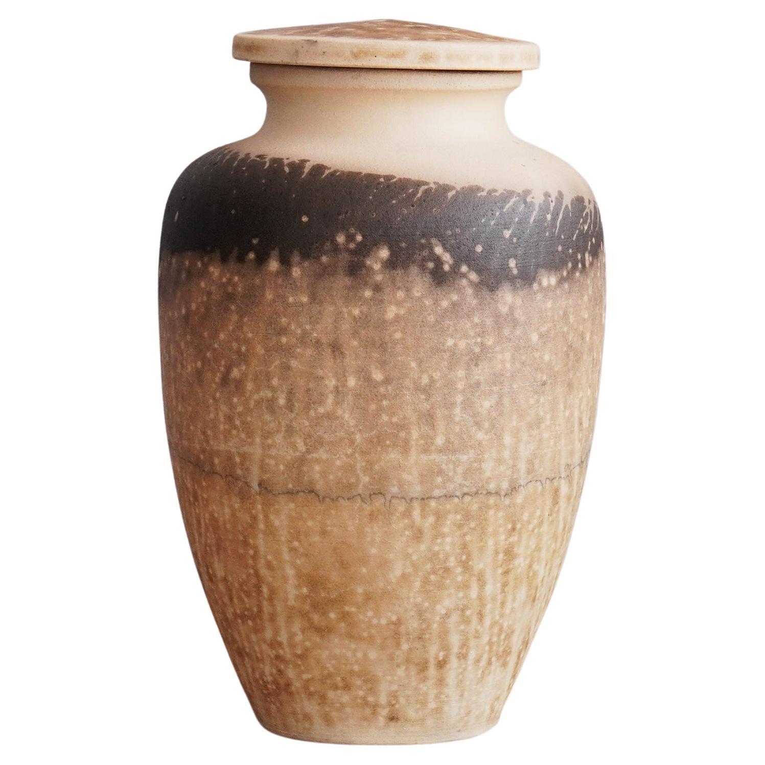 Raaquu Raku Fired Omoide Urn in S/N8000003 Art Series, Malaysia