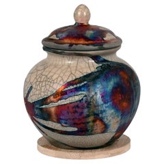 Raaquu Raku Fired Tamashii Urn in S/N8000050 Art Series, Malaysia