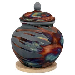 Raaquu Raku Fired Tamashii Urn in S/N8000075 Art Series, Malaysia