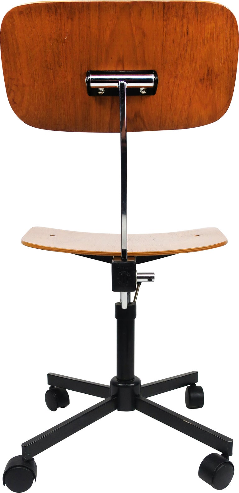Rabami Danish Teak Kevi Desk Chair at 1stDibs | rabami chair