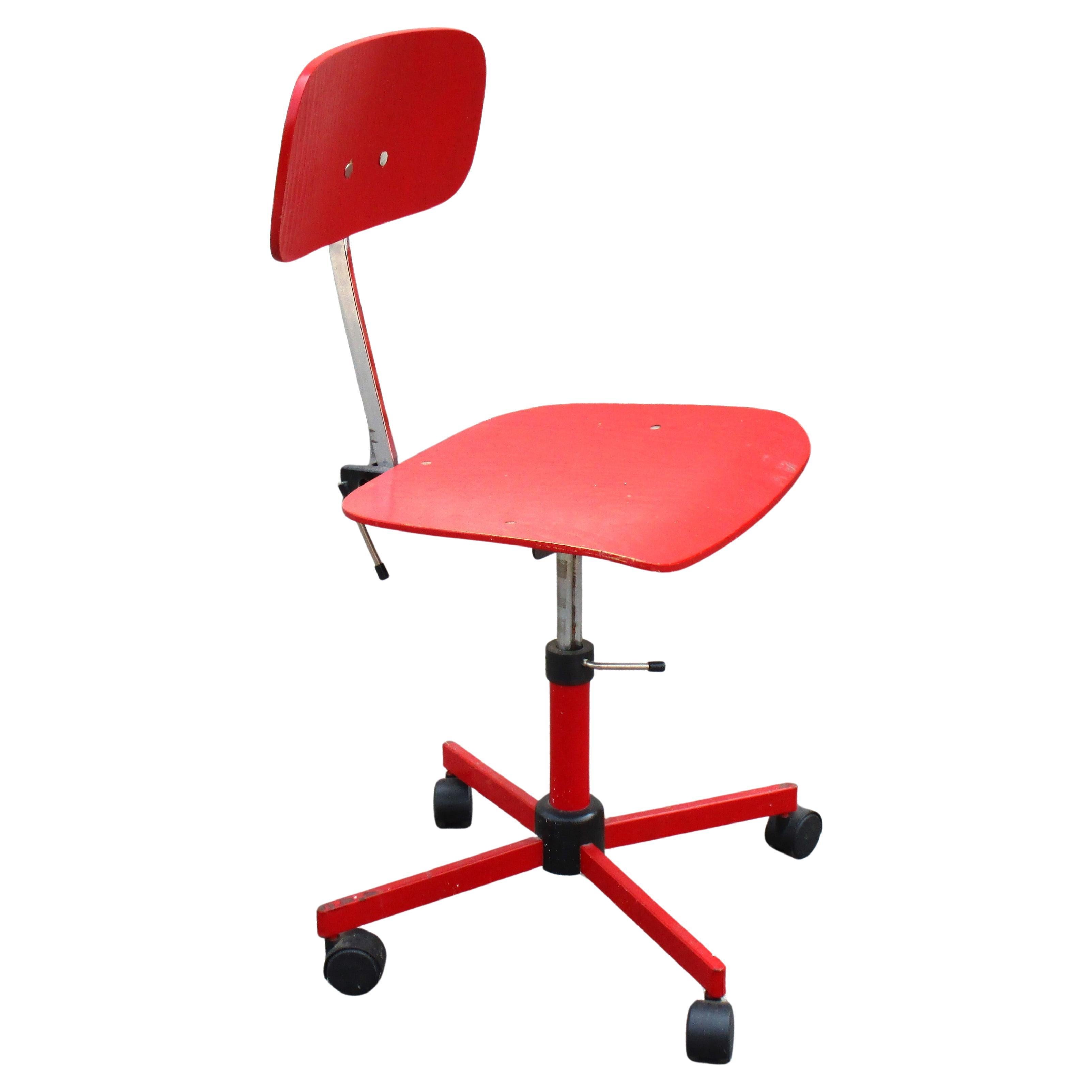 Rabami Stole Denmark Kevi Swivel Desk Chair, Circa 1970