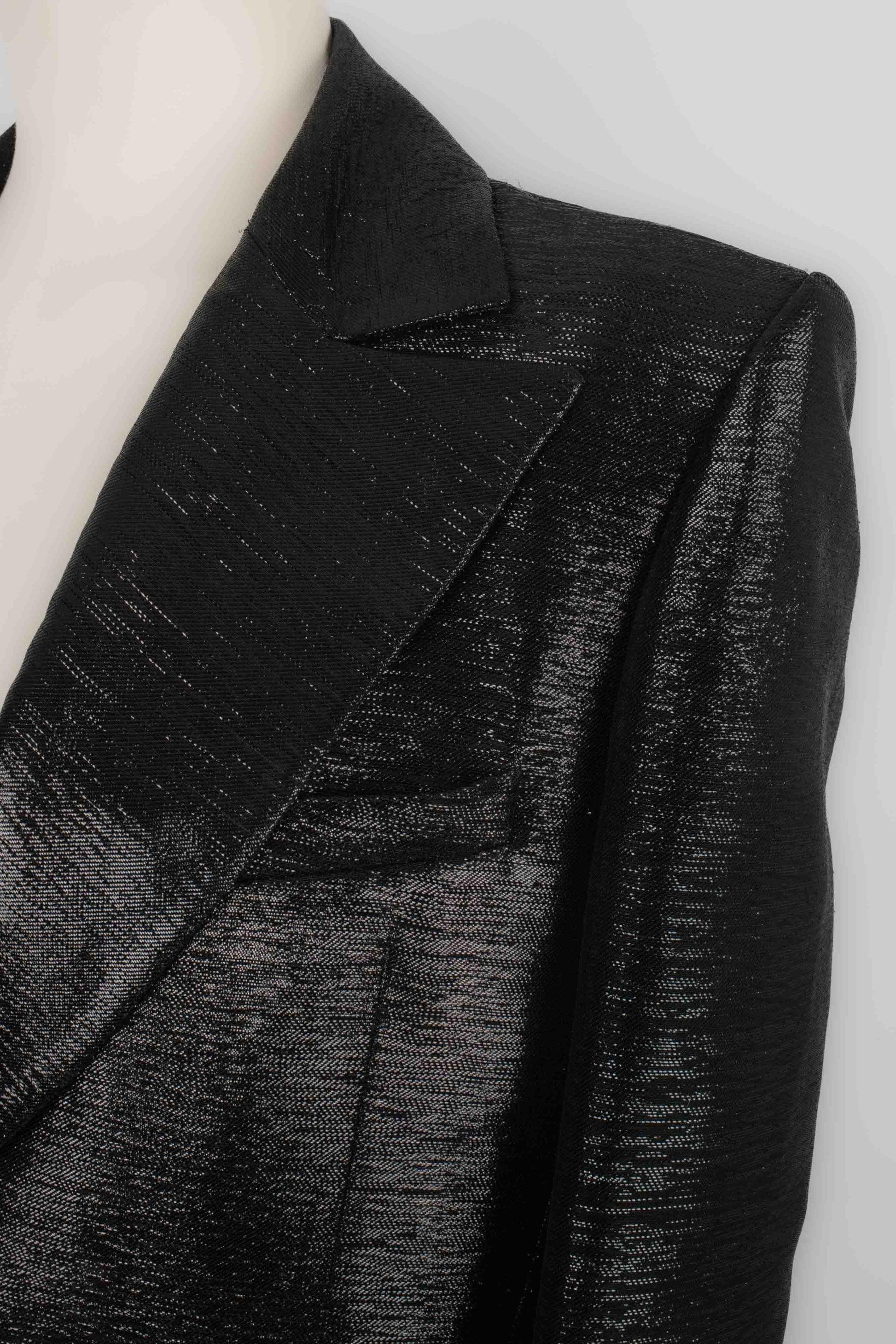 Giacca Rabanne Black Lurex Threads da uomo in vendita 1