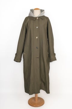 Rabanne Parka à capuche kaki, 2021