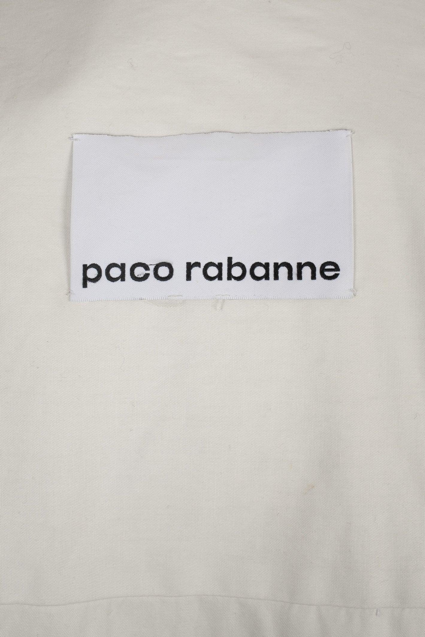 Rabanne Khaki Hooded Parka Coat, 2021 For Sale 3