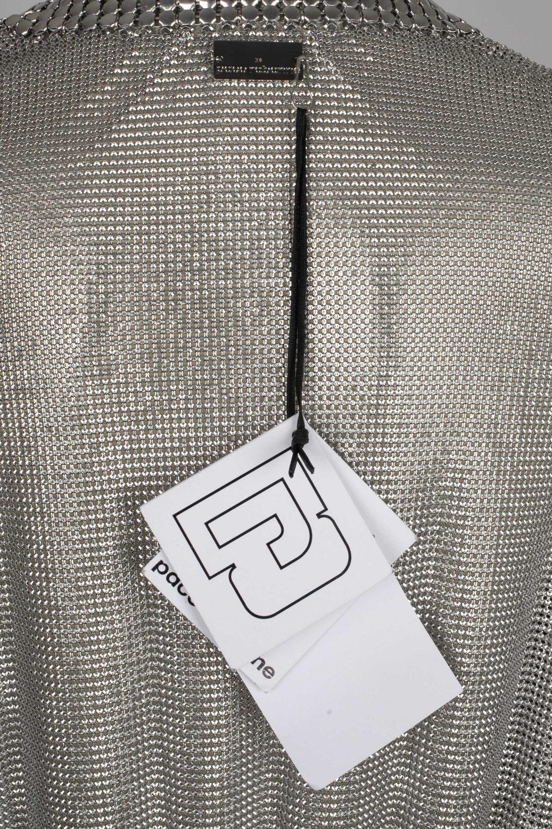 Rabanne Silvery Metallic Mesh Jacket, 2023 For Sale 5