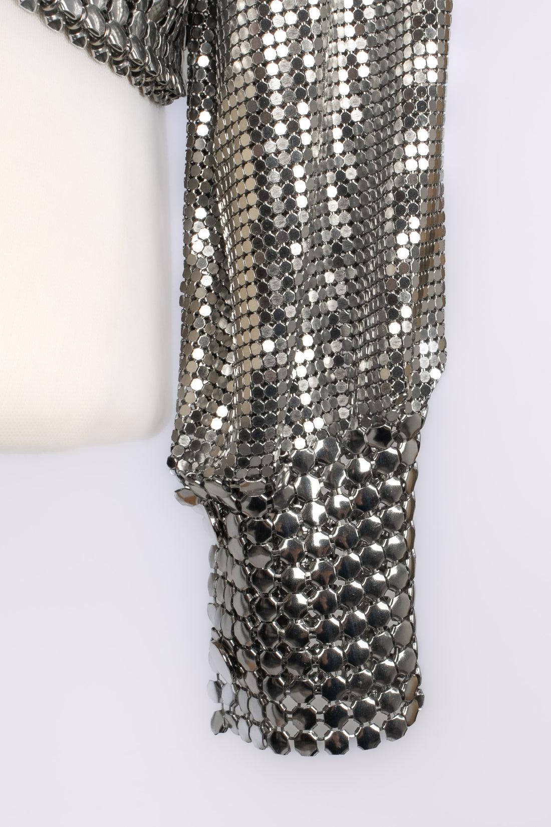 Women's Rabanne Silvery Metallic Mesh Jacket, 2023 For Sale