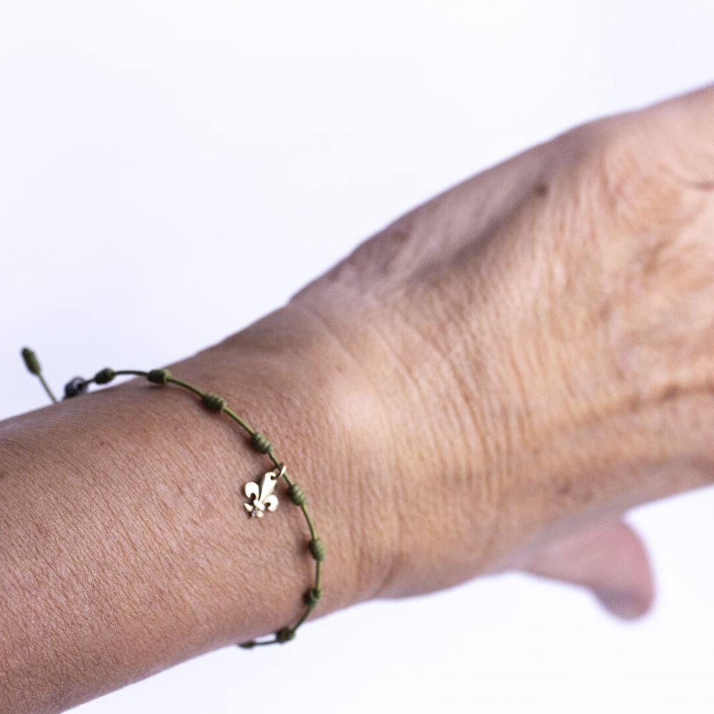 Pulsera RABAT de Oro Amarillo y Diamantes, colección AMULETO 3