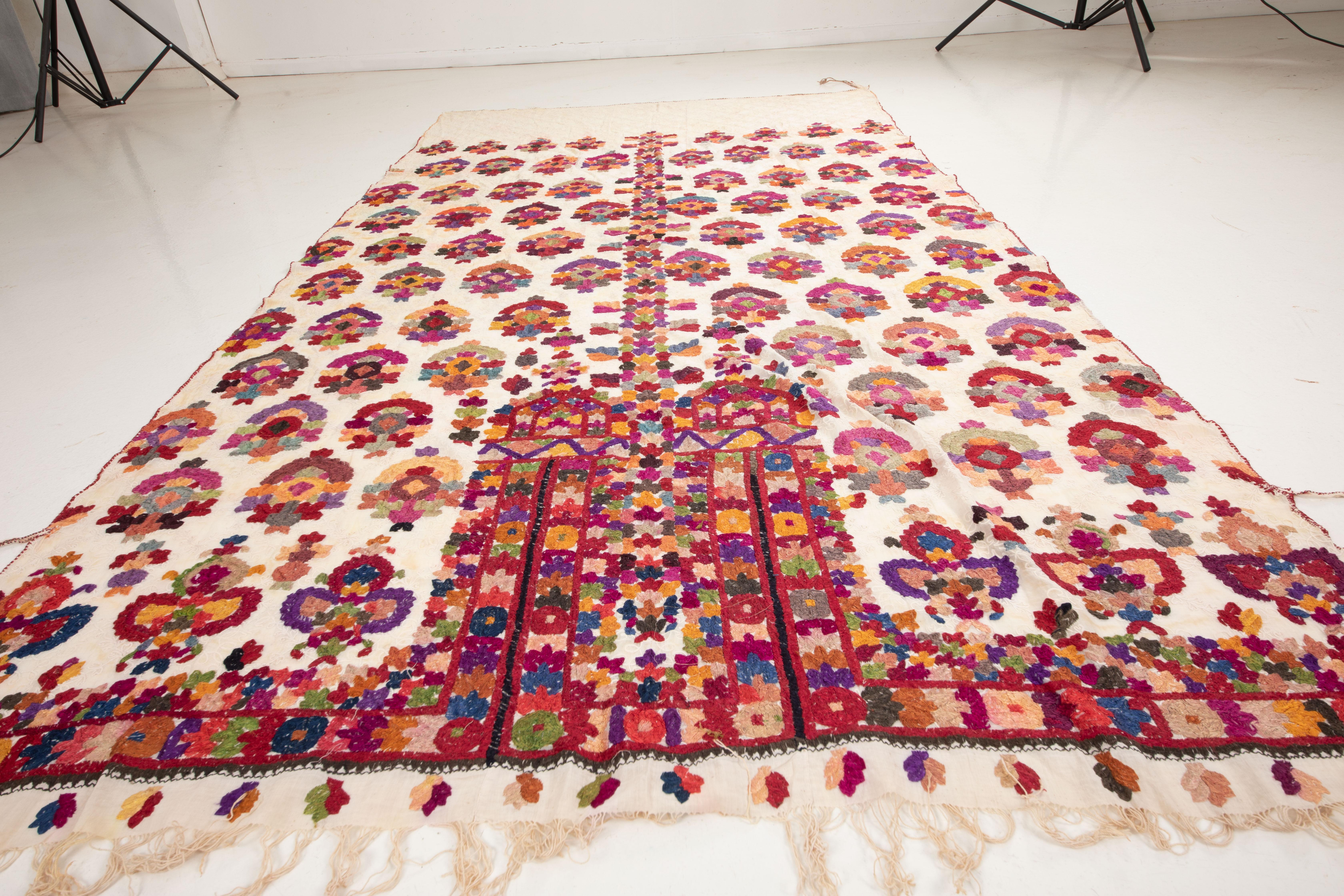 Islamic Rabat Curtain 'Izar' from Morocco, Late 19th C For Sale