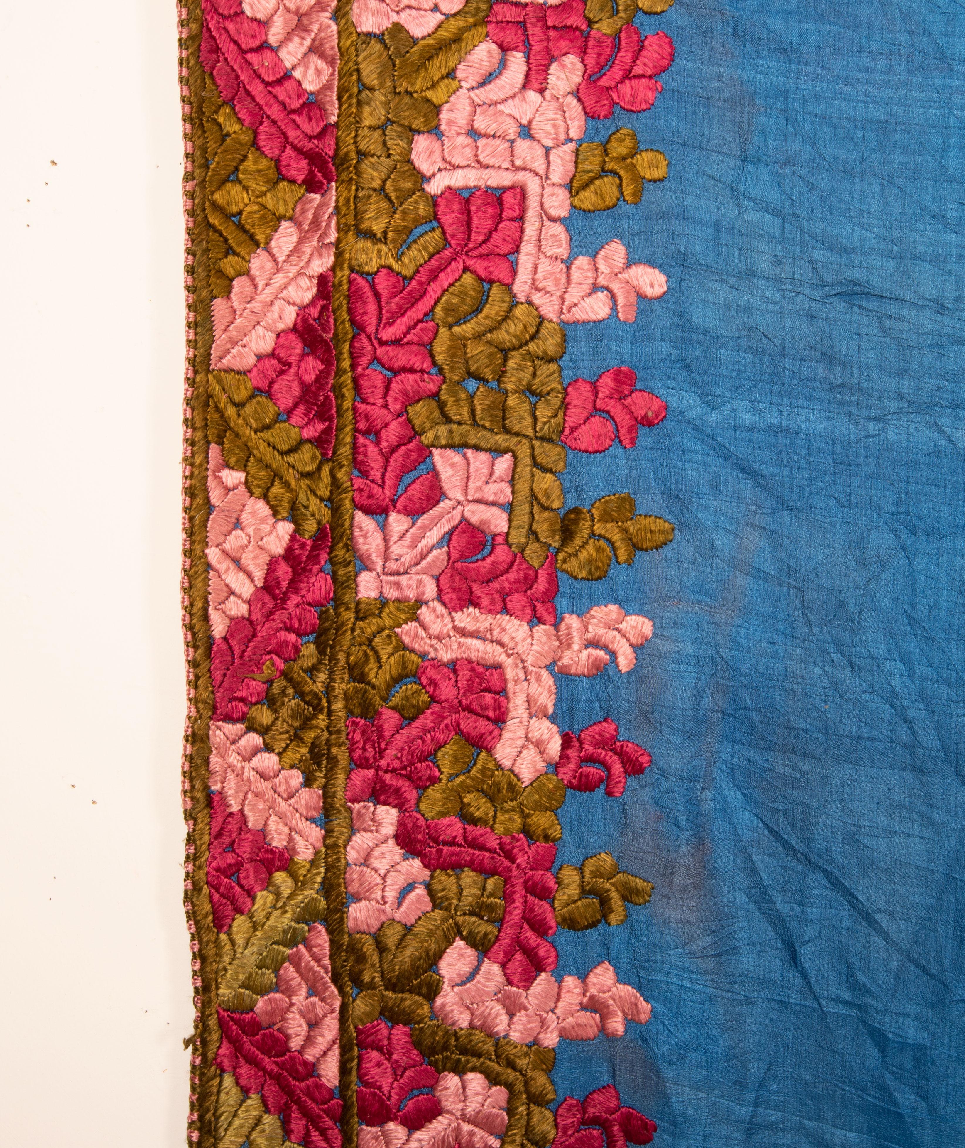 Embroidered Rabat Curtain 'Izar' from Morocco, Late 19th/ Early 20th C For Sale