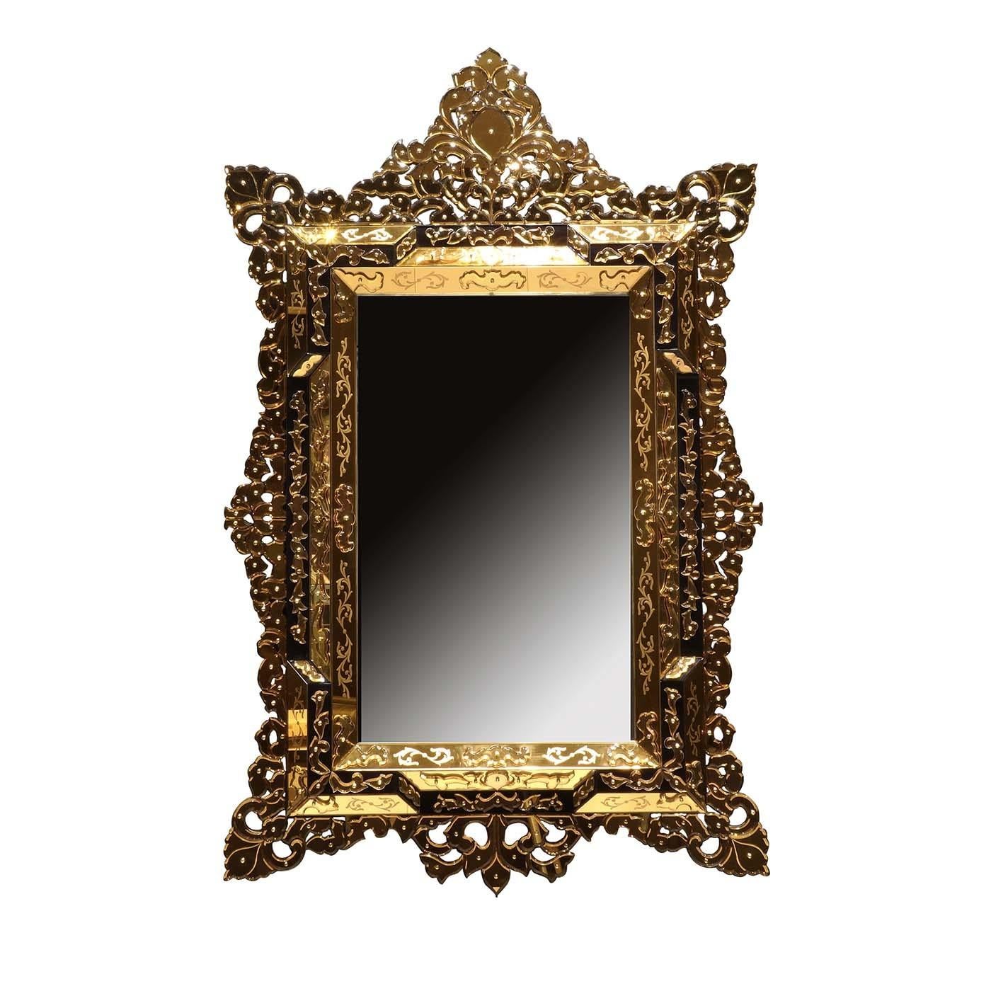 Modern Rabat Mirror by Ongaro & Fuga For Sale