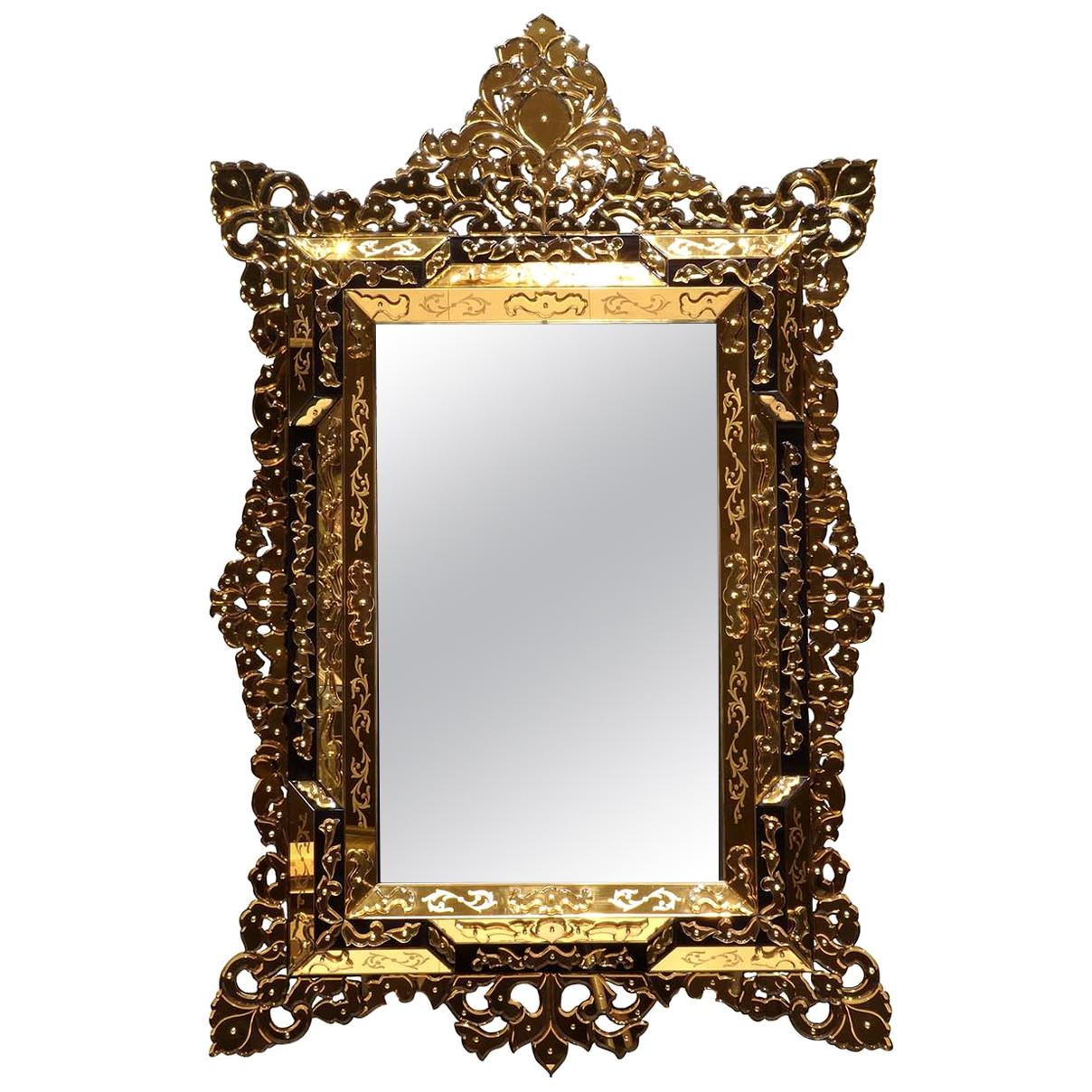 Rabat Mirror by Ongaro & Fuga For Sale