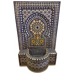 Rabat Moroccan Mosaic Fountain, All Mosaics