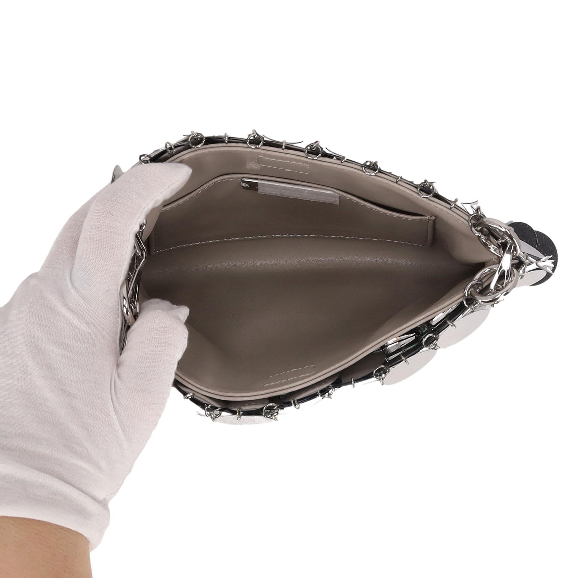 Rabbane Sparkle Discs Nano Sequin Shoulder/Clutch Bag en vente 1