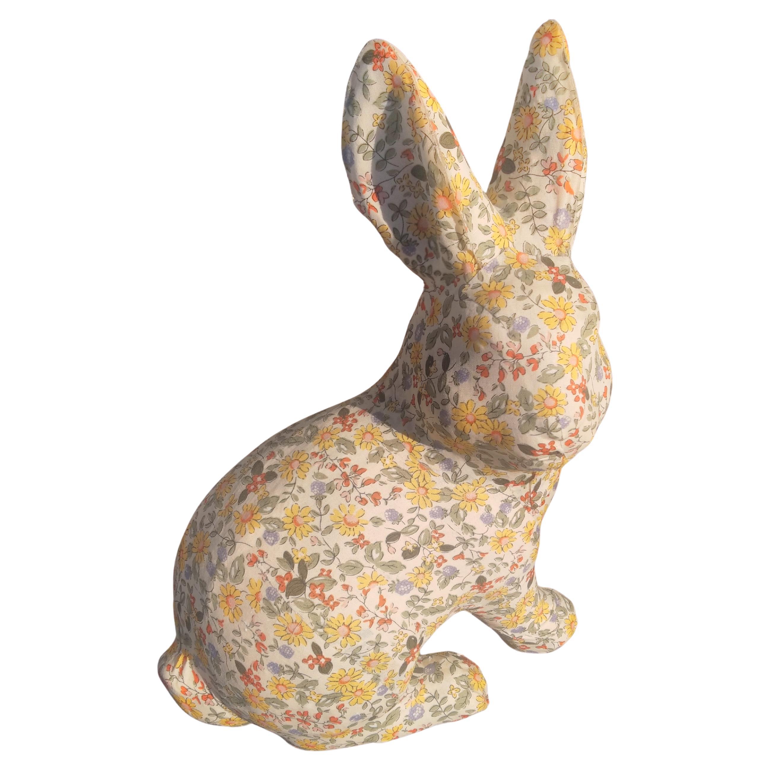 Lapin recouvert de tissu