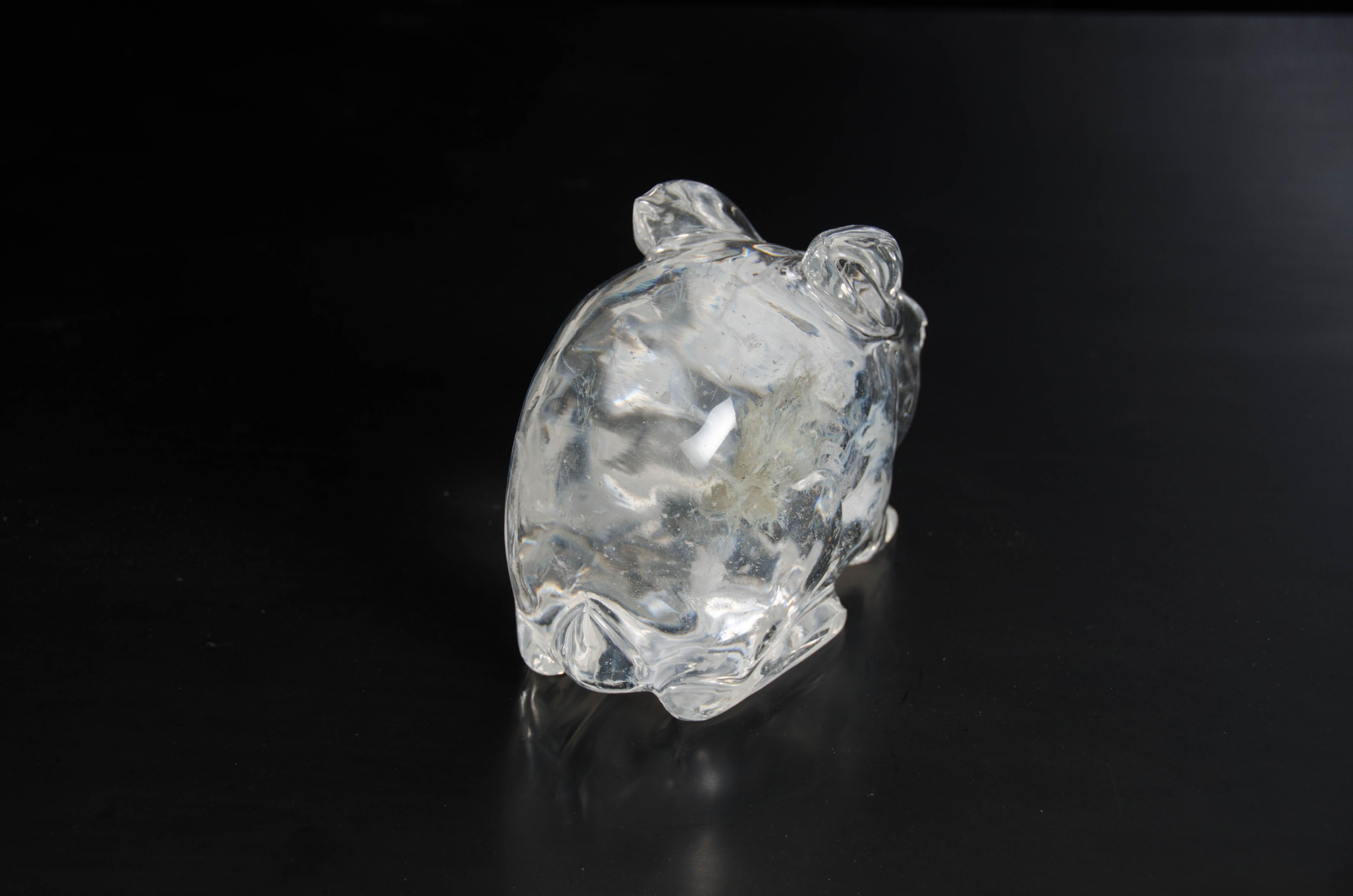 Rabbit
Crystal
Hand carved
Crystal inclusions vary
Limited Edition.
         