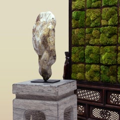 "Rabbit Plume" Chinese Meditation Stone Sculpture