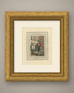 Rabbit Seller in Portland Place, Cries of London, 1804