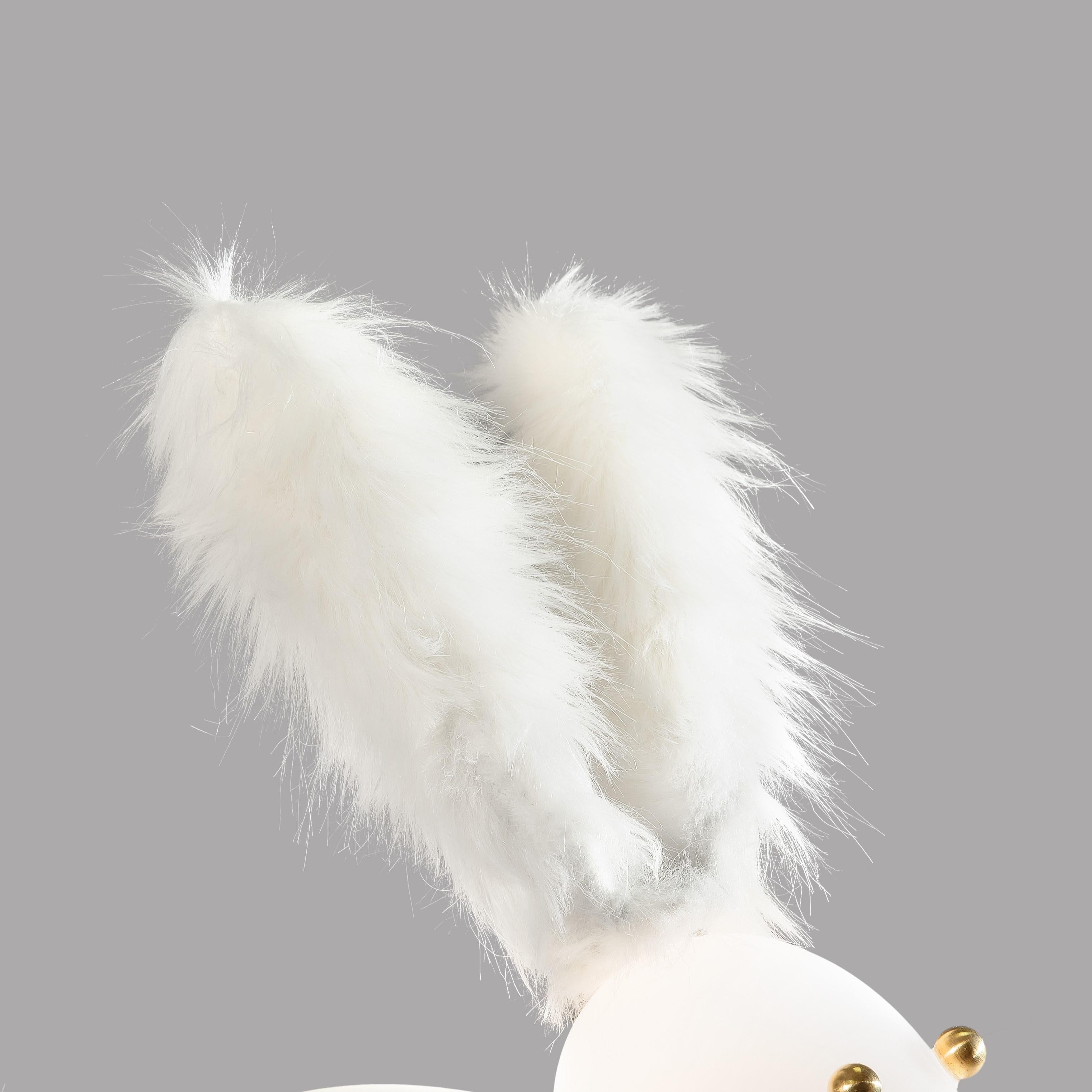 French Rabbit, Unique Floor Lamp Sculpture, Ludovic Clément d’Armont For Sale