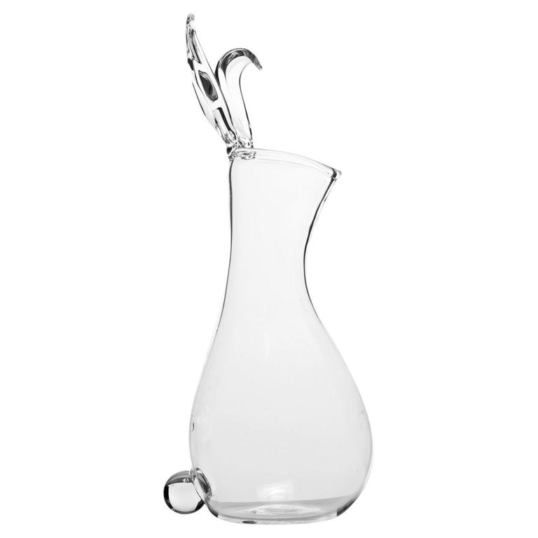 'Rabbit Vase' Hand Blown Glass Vase by Simone Crestani For Sale