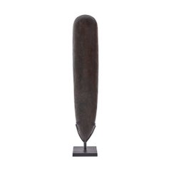 Rabun Monolith Sculpture in Brown Stone by CuratedKravet