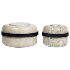 Raccolto - Contemporary Storage or Sculptures in Marble and Corian