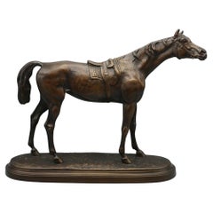 Racehorse, une excellente sculpture en bronze de la fin de l'époque victorienne d'Isidore Jules Bonheur